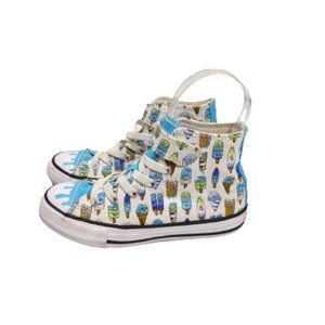 Converse All Star Frozen Treats CTA Ice Cream High Tops Girl's Size 13 Canvas